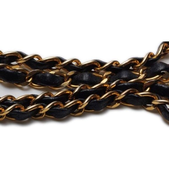 Chanel Matelasse Turnlock Straight Flap Chain Shoulder Jersey Material - Picture 6 of 9